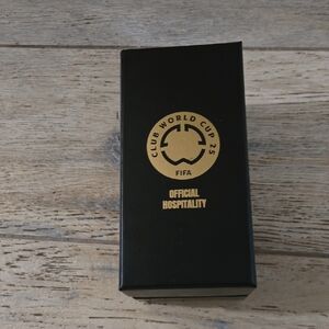 NWOT-FIFA Club World Cup 25 Official Hospitality Box. Black and Gold  logo.